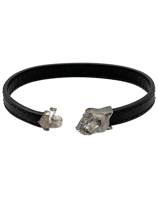 Montblanc Black Kipling Wolf Bracelet for men