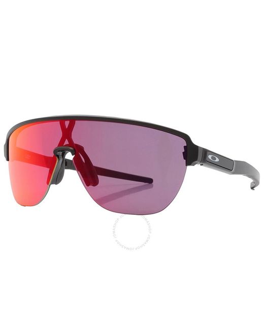 Oakley Purple Corridor Prizm Road Mirrored Shield Sunglasses Oo9248 924802 142 for men
