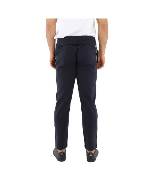 Moncler Blue Logo-patched Sweatpants for men