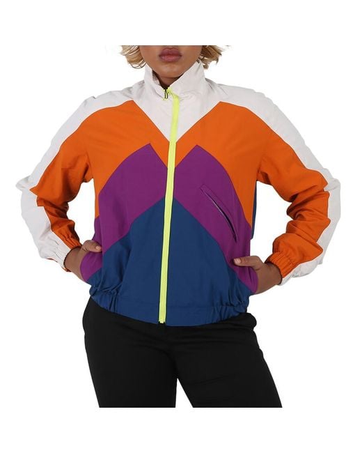 KENZO Blue Ladies Colorblock Sport Tracksuit Nylon Jacket