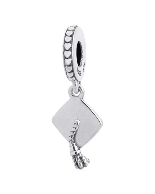 Pandora Metallic Graduation Cap Dangle