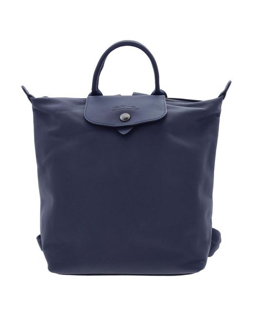 Longchamp Blue Le Pliage Xtra S Backpack