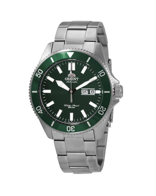 Orient Kanno Automatic Green Dial Watch for men