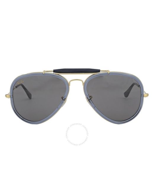 Ray-Ban Outdoorsman Gray Aviator Sunglasses Rb3428 9240b1 58 for men