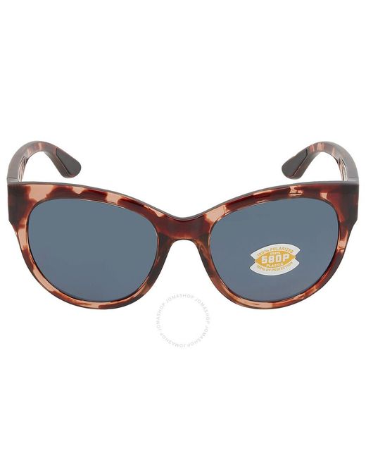 Costa Del Mar Blue Cta Del Mar Maya Grey Polarized Polycarbonate Sunglasses