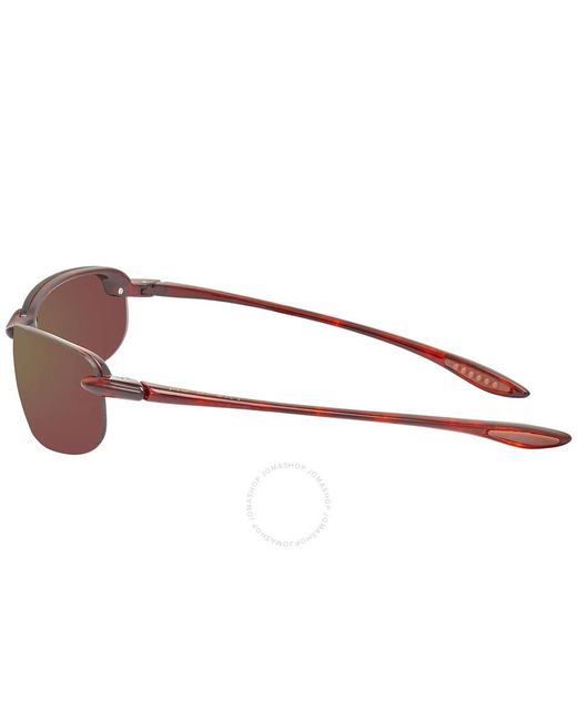 Maui Jim Pink Makaha Hcl Bronze Wrap Sunglasses H405-10 65