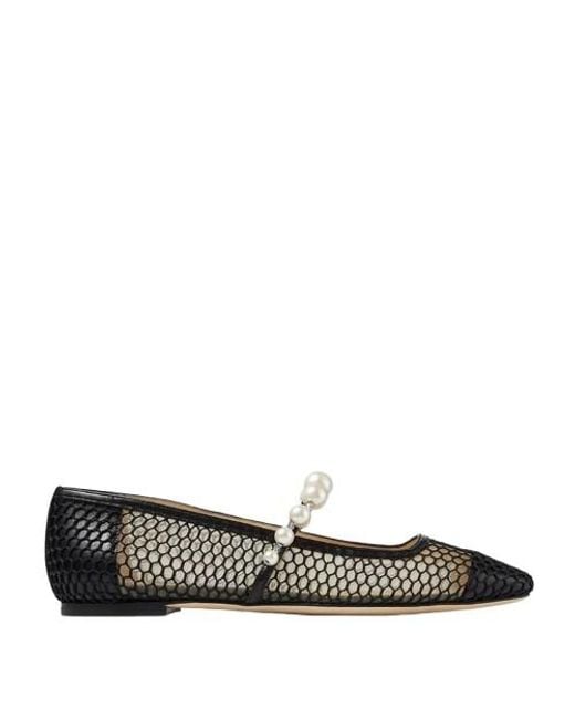 Jimmy Choo Black Ade Flat/ Ballerina Flats, Brand Size 34.5 Us
