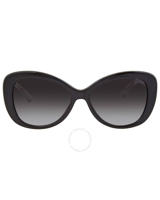 Michael Kors Black Positano Gradient Butterfly Sunglasses Mk2120 30058g 56