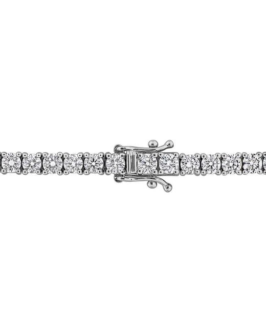 Created Forever Metallic 6 1/4Ct Tw Lab-Grown Diamond Tennis Bracelet