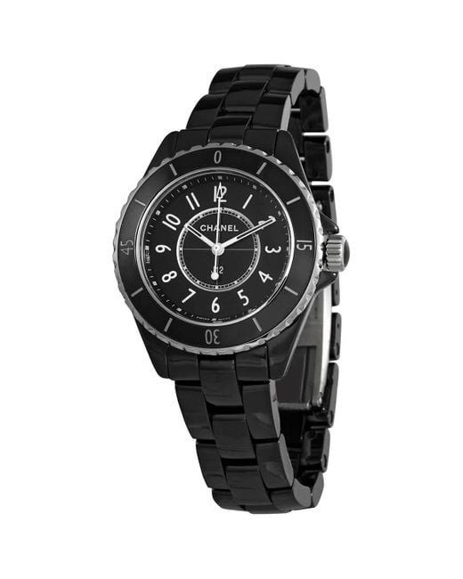 Chanel J12 Quartz Black Dial Watch