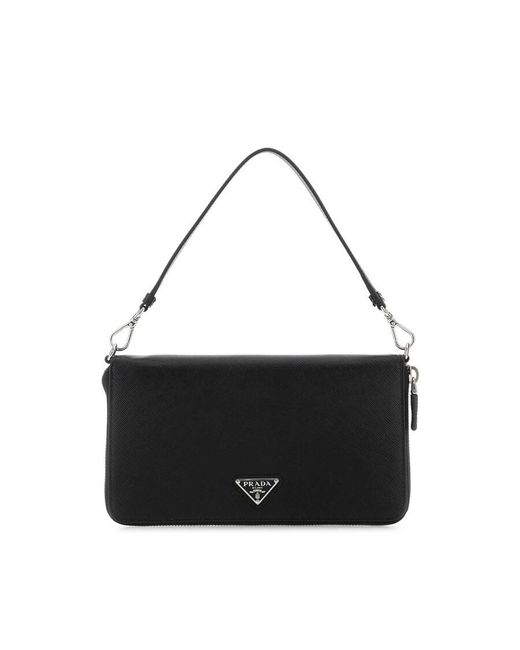 Prada Black Document Case for men