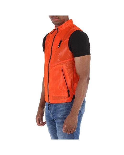 A_COLD_WALL* Orange Rich Trellick Gilet Vest for men