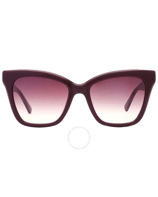 Longchamp Black Gradient Cat Eye Sunglasses Lo699s 601 53