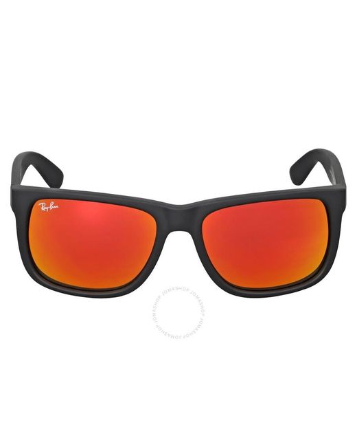 Ray-Ban Ray-ban Justin Color Mix Red Mirror Lens Sunglasses for men