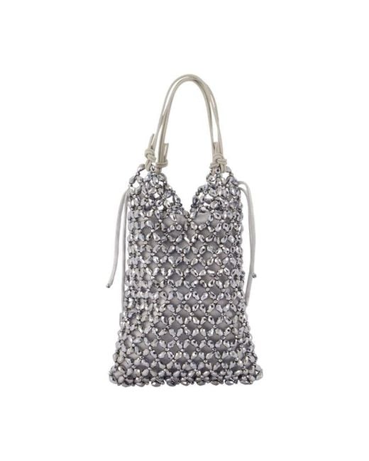 Staud Gray Karla Shoulder Bag