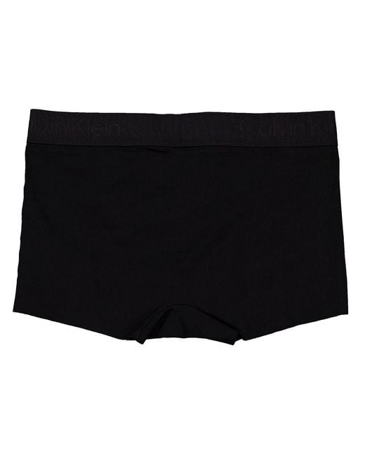 Calvin Klein Black Cotton-Blend Trunks for men