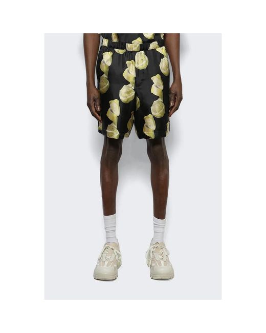 Givenchy Metallic Flower Orchid Lime Short Necklace_Lime