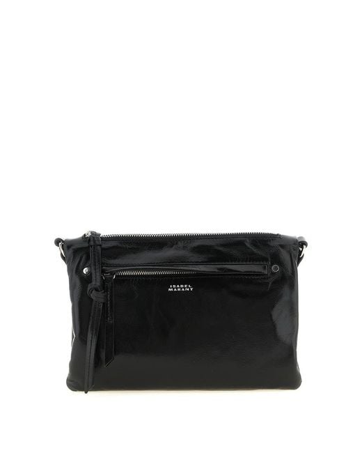 Isabel Marant Black Winna Duo Crossbody Bag for men