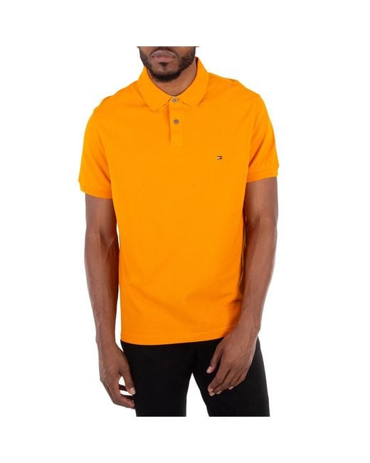 Tommy Hilfiger Yellow Regular Fit 1985 Collection Polo Shirt for men
