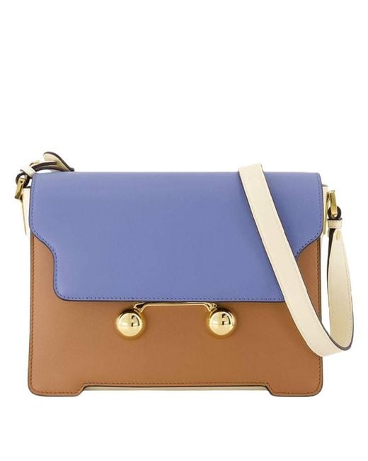 Marni Blue Adjustable Shoulder Strap Medium Bag