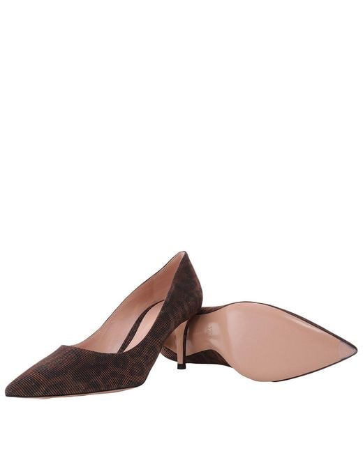 Gianvito Rossi Brown Gianvito 70 Leopard Pumps