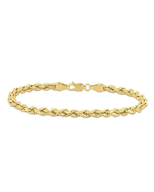 Amour Metallic Rope Chain Bracelet for men