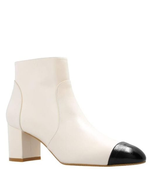 Stuart Weitzman White Yuliana 60 Ankle Boots