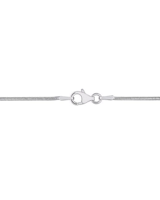 Amour Metallic 1.2Mm Snake Chain Necklace