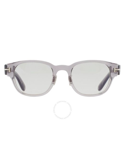 Tom Ford Gray Light Oval Sunglasses Ft1041-d 20a 48