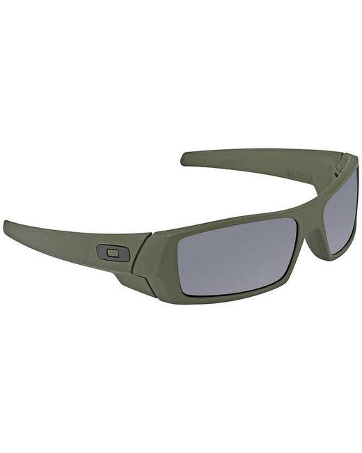 Oakley Gray Standard Issue Gascan Cerakote Iridium Rectangular Sunglasses Oo9014 53-111