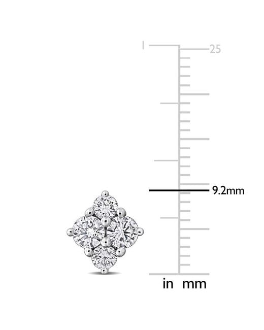 Created Forever Metallic 1 Ct Lab Grown Diamond Tw Fashion Post Earrings for men