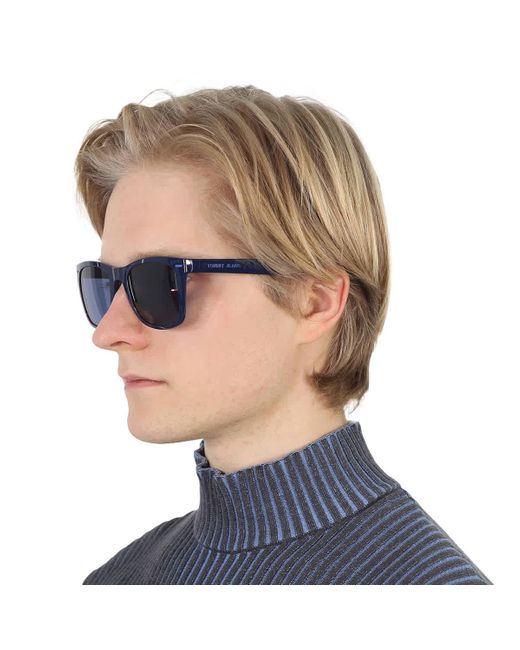 Tommy Hilfiger Blue Rectangular Sunglasses Tj 0040/s 0zx9/ku 51