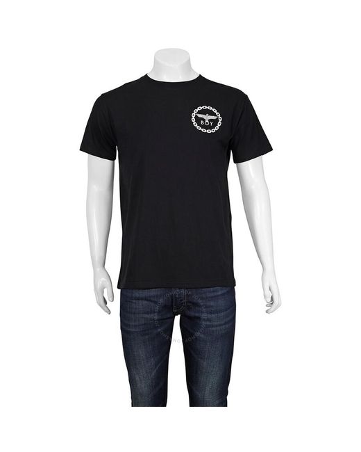 BOY London Black Eagle Backprint Graphic T-shirt for men