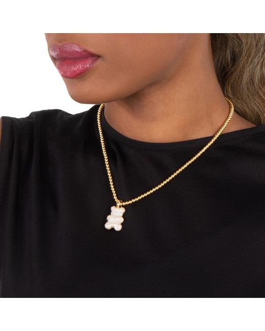 Apm Monaco Yummy Bear Beads Adjustable Necklace in Metallic | Lyst