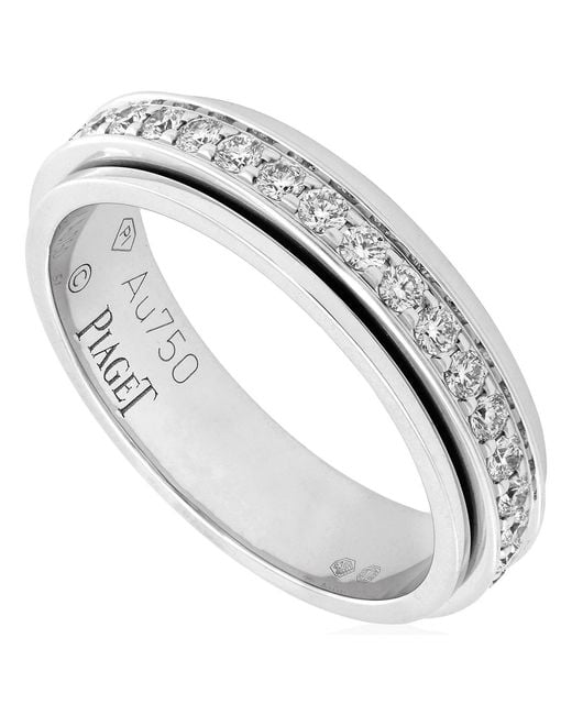 Piaget Metallic Possession 18k White Gold . Ct Diamond Wedding Ring