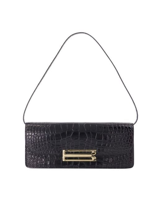 Victoria Beckham Black Dorian East Clutch