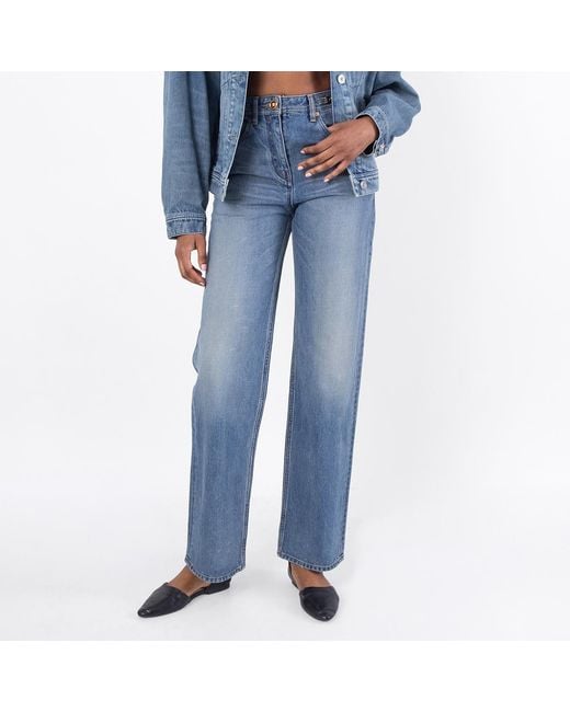 Versace Blue Loose-Fit Jeans