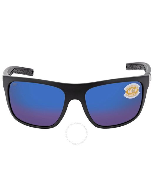 Costa Del Mar Broadbill Blue Mirror Polarized Polycarbonate Sunglasses Brb 11 Obmp 60 for men