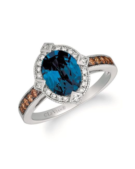Le Vian Blue Ladies Periwinkle Rings Set