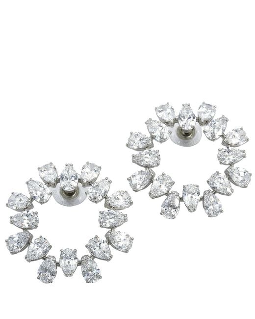 Swarovski Metallic Ladies Millenia Hoop Earrings