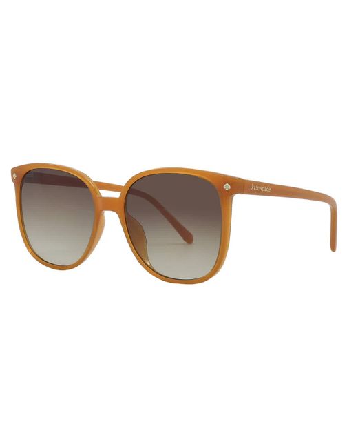 Kate Spade Brown Gradient Square Sunglasses Kailey/o/s 0ft4/ha 54