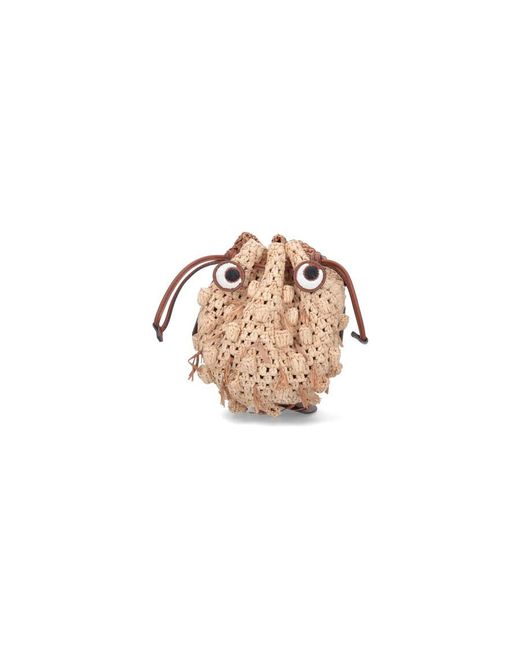 Anya Hindmarch Natural Mini Crossbody Bag Eyes