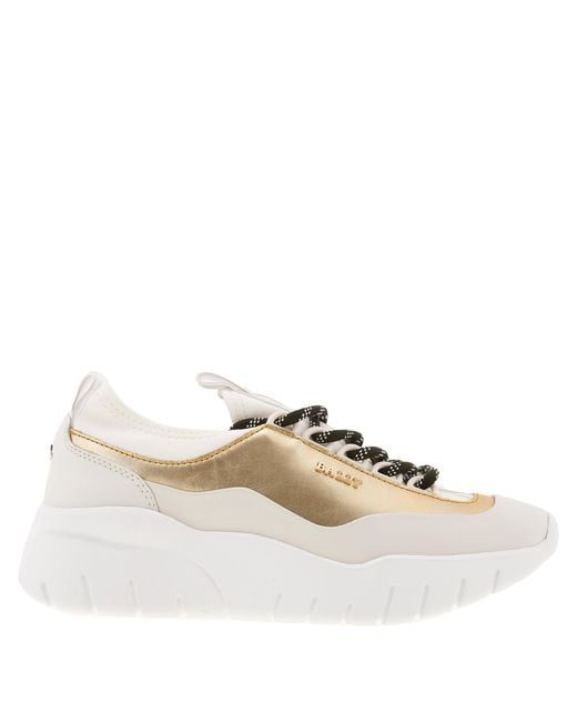 Bally Natural Bienne Bikki Calf Laminated Sneakers
