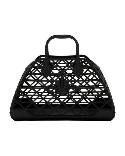 Vivienne Westwood Black X Ray Top Handle Bag