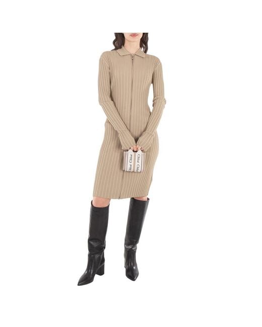 Chloé Natural Nano Woody Linen Canvas Tote