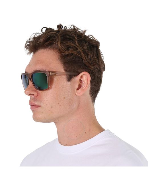 Oakley Green Leffingwell Prizm Square Sunglasses Oo9100 910003 57 for men