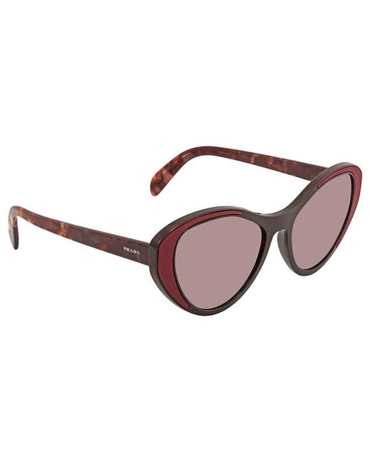 Prada Brown Pr14us Yeo6x1 Women's Sunglasses