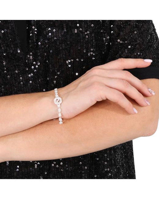 Gucci Metallic Interlocking G Sterling Bracelet for men