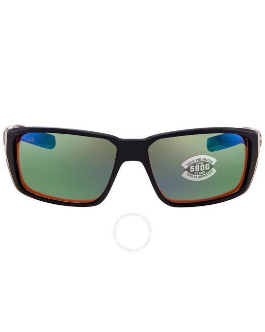 Costa Del Mar Cta Del Mar Fantail Pro Green Mirror Polarized Glass Sunglasses for men