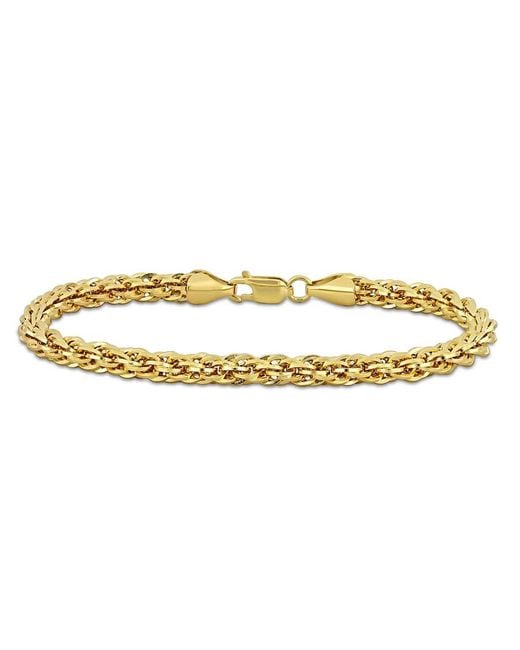 Amour Metallic 5Mm Infinity Rope Chain Bracelet for men